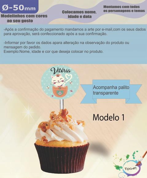 Topper 5 cm -gatinho