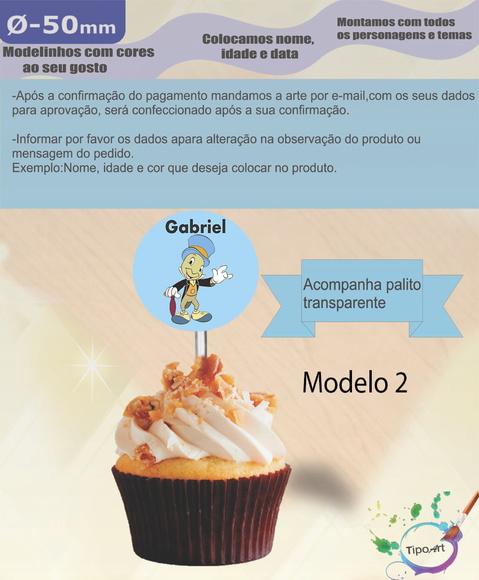 Topper 5 cm -grilo Falante