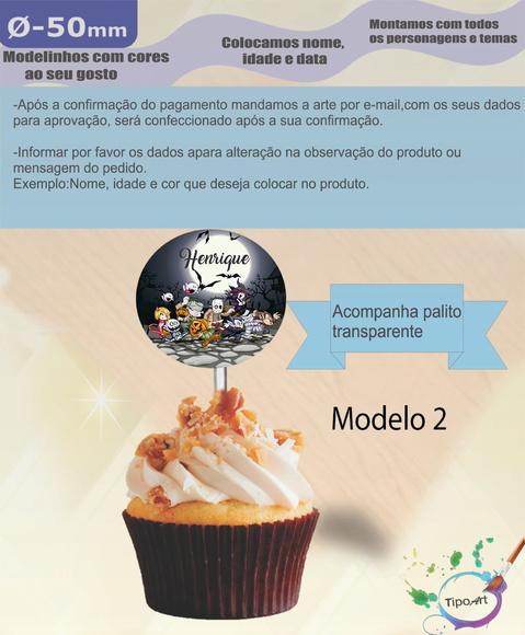 Topper 5 cm -halloween#2