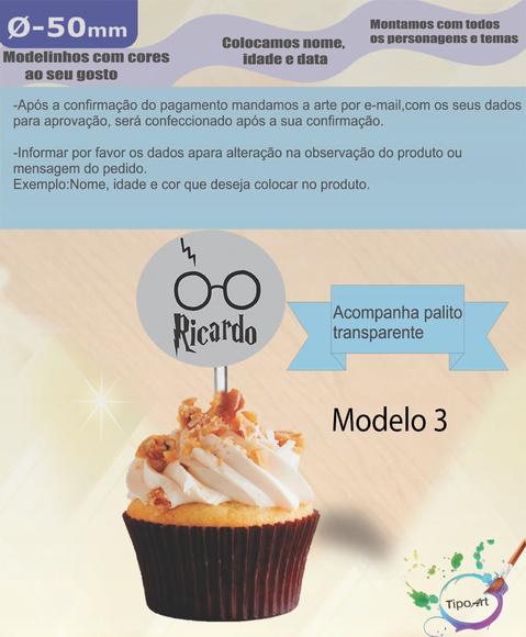 Topper 5 cm -harry Potter-modelo 1