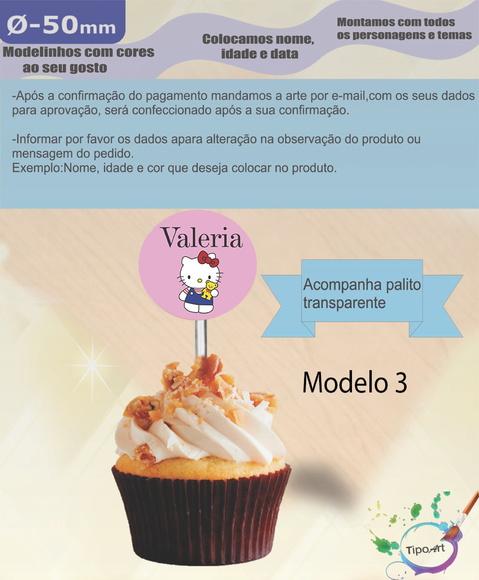Topper 5 cm -hello Kitty