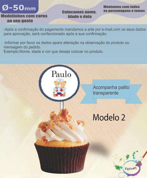 Topper 5 cm -marinheiro