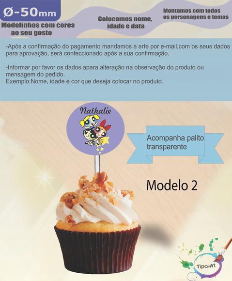 Topper 5 cm -meninas Poderosas