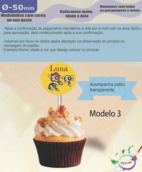 Topper 5 cm -meninas Poderosas