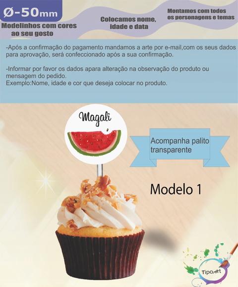 Topper 5 cm -melancia
