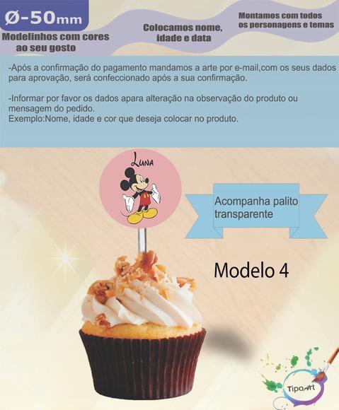 Topper 5 cm -mickey