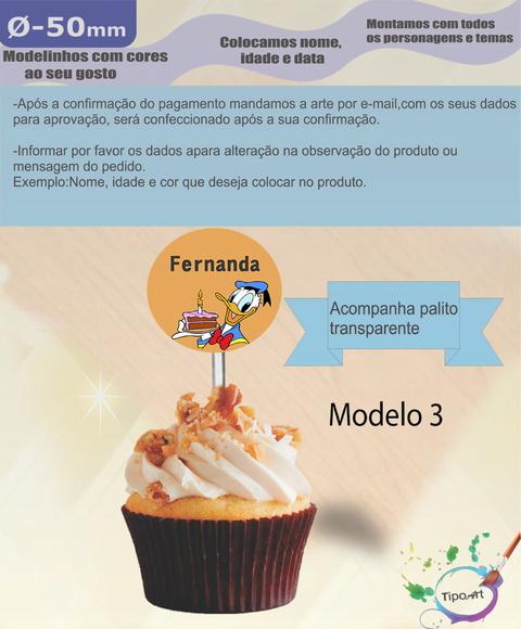 Topper 5 cm -pato Donald