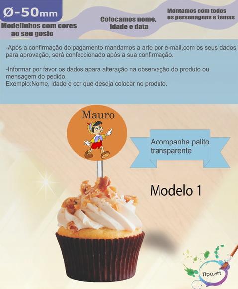 Topper 5 cm -pinoquio