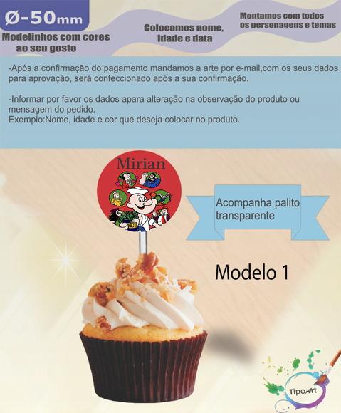 Topper 5 cm -popai