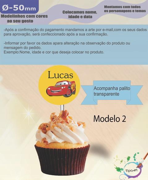 Topper 5 cm -relâmpago