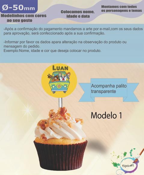Topper 5 cm -scooby Doo
