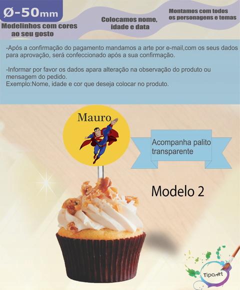Topper 5 cm -super Homem