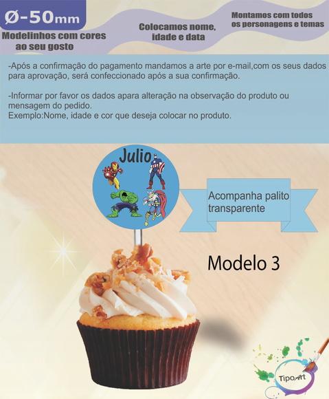Topper 5 cm -vingadores