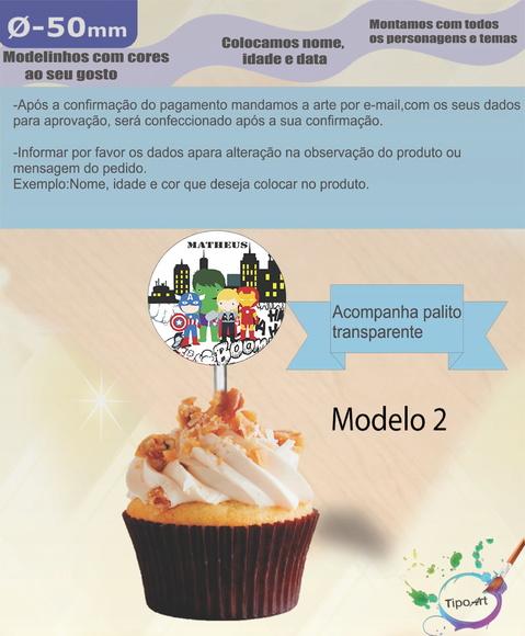 Topper 5 cm -vingadores