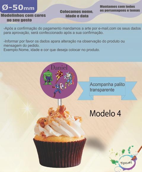 Topper 5 cm -vingadores