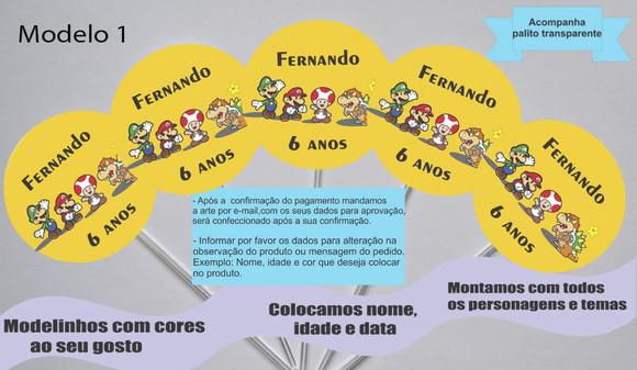 Topper- Mario Bros