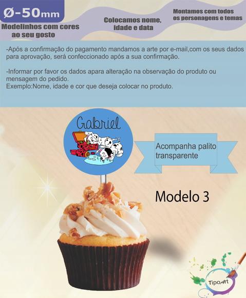 Topper-101 Dalmata - 5 cm