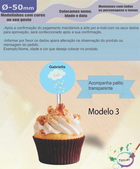 Topper-chuva de Amor- 5 cm