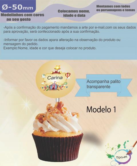 Topper-circo 5 cm