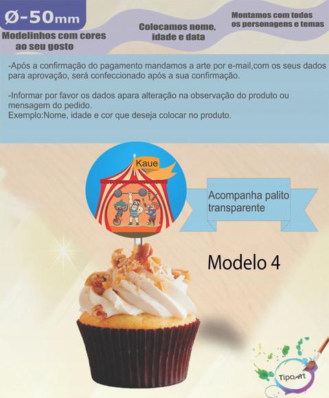 Topper-circo 5 cm