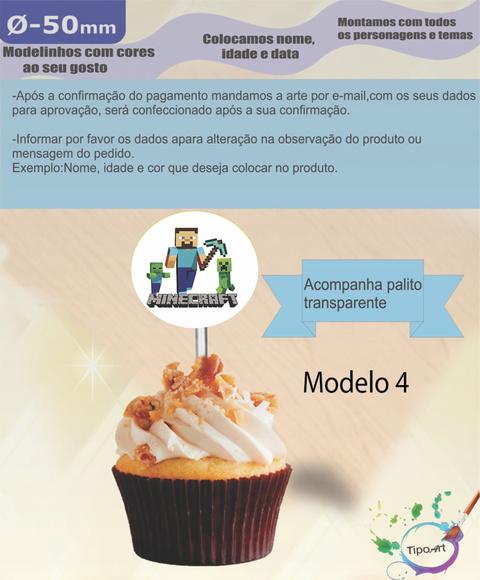 Topper-minecraft 5 cm