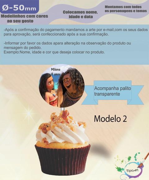 Topper-moana e Mauí- 5 cm