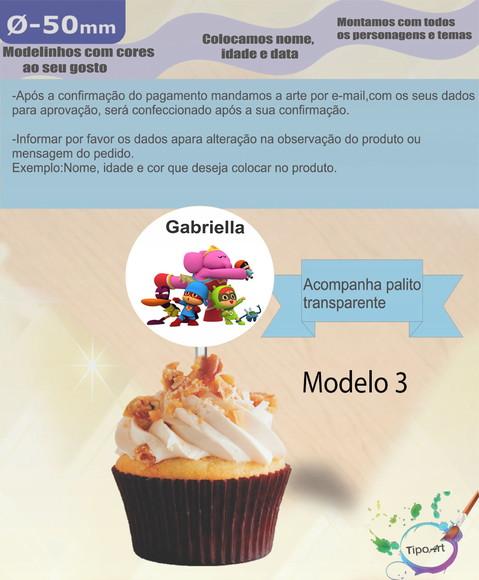 Topper-pocoyo- 5 cm