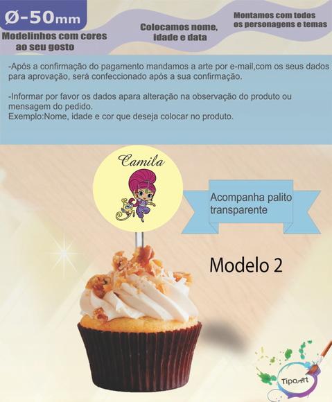 Topper-shimmer Shine 5 cm