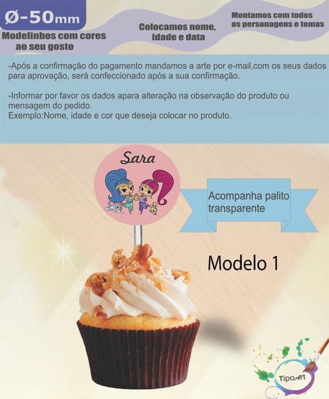 Topper-shimmer Shine 5 cm