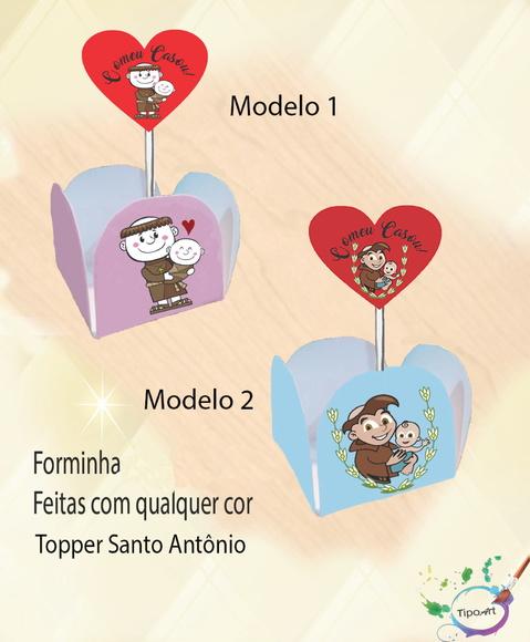 Toppers e Forminhas Santo Antonio