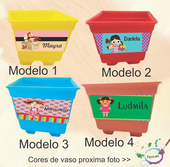Vaso-boneca