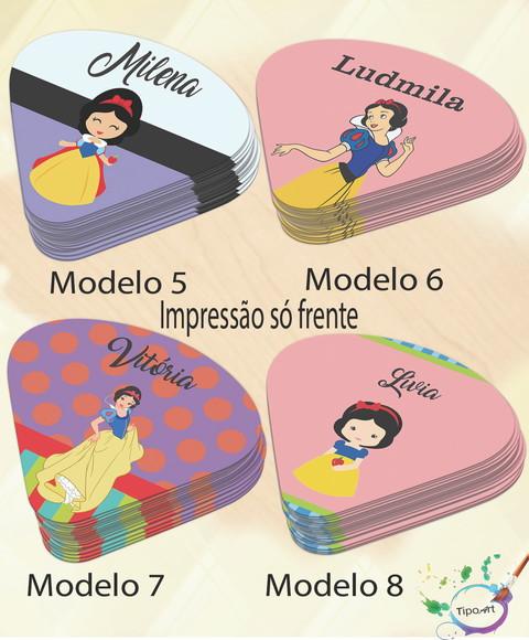 Ventarolas Personalizadas-branca de Neve
