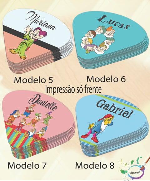 Ventarolas Personalizadas-sete Anões