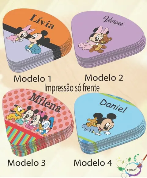 Ventarolas Personalizadas-mickey Baby