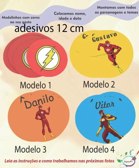 Adesivo 12 Cm- Flash