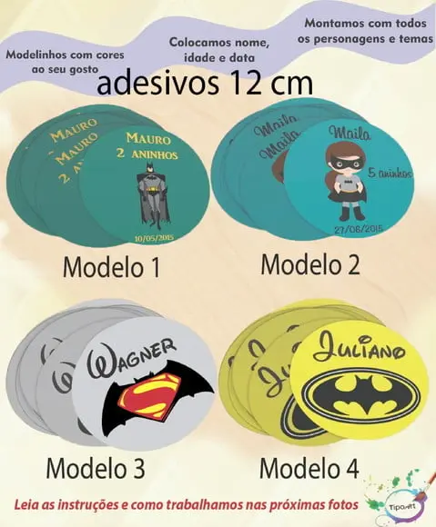Adesivo 12 Cm-batman