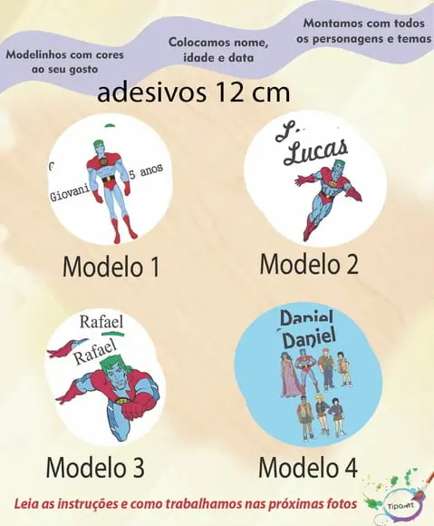 Adesivo 12 Cm-capitão Planeta