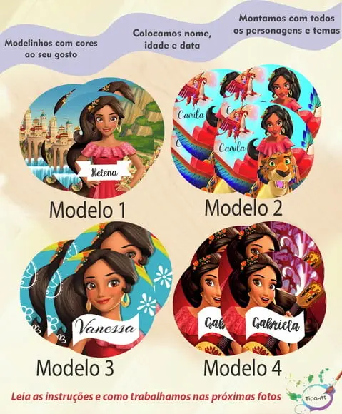 Adesivo 12 Cm-elena de Avalor