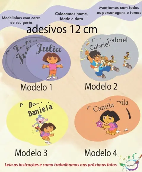 Adesivo 12 Cm-dora
