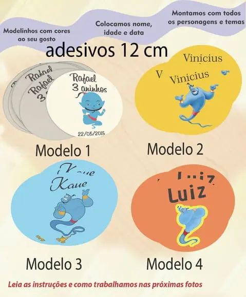 Adesivo 12 Cm-genio