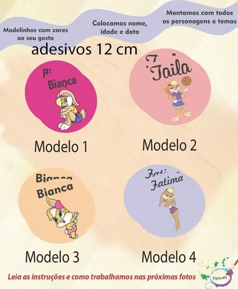 Adesivo 12 Cm-lola