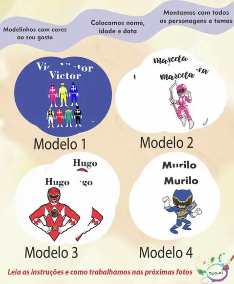 Adesivo 12 Cm-pawer Ranger