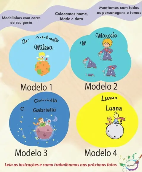 Adesivo 12 Cm-pequeno Príncipe