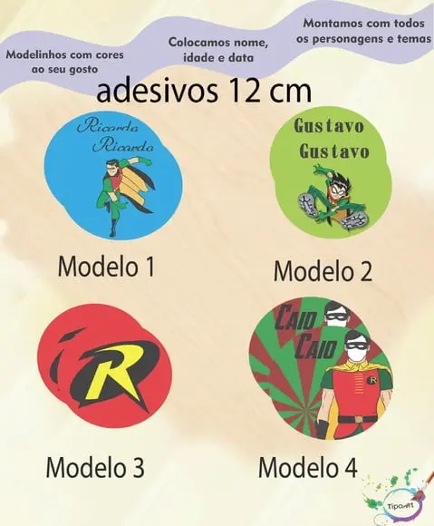 Adesivo 12 Cm-robin