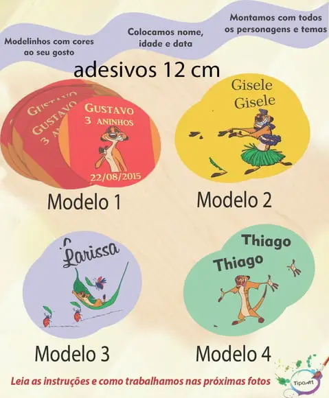 Adesivo 12 Cm-timão