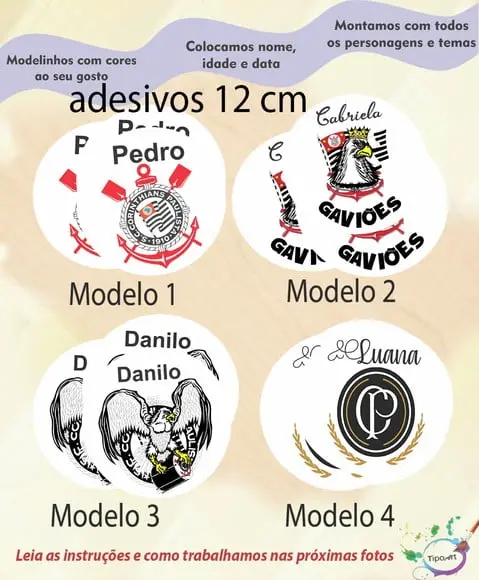 Adesivo 12 Cm-timão