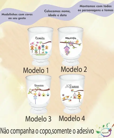 Adesivo 3,5 Cm- Jardim Encantado