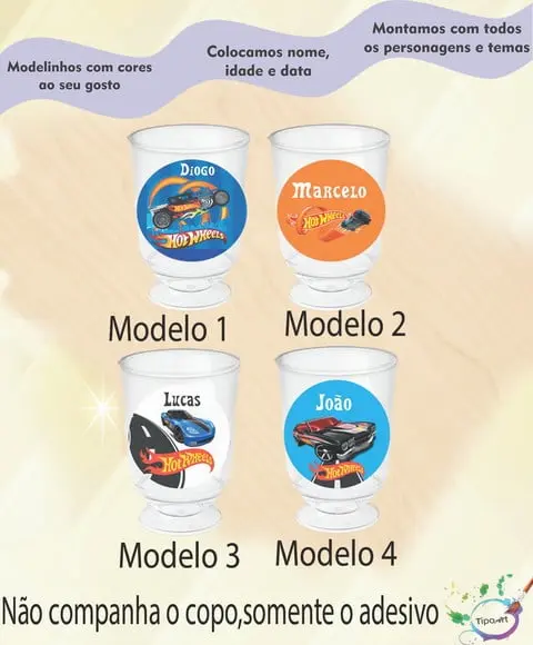 Adesivo 3,5 Cm- Hot Whells