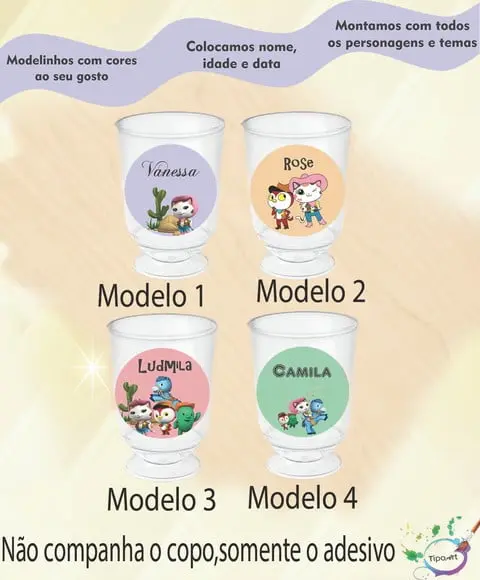 Adesivo 3,5 Cm- Sheriff Calie do Oeste