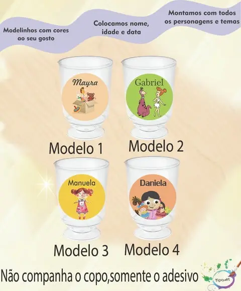 Adesivo 3,5 Cm-boneca
